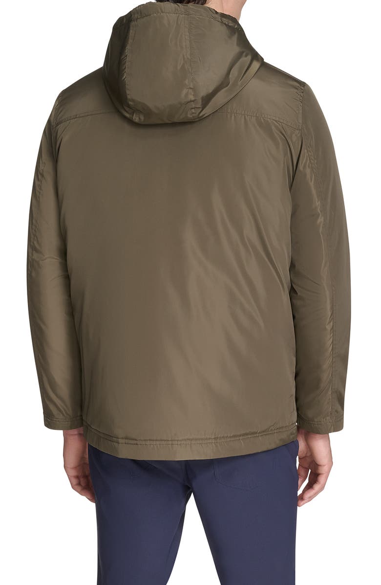 Kenneth Cole New York Hooded Utility Pocket Jacket, Alternate, color, Olive