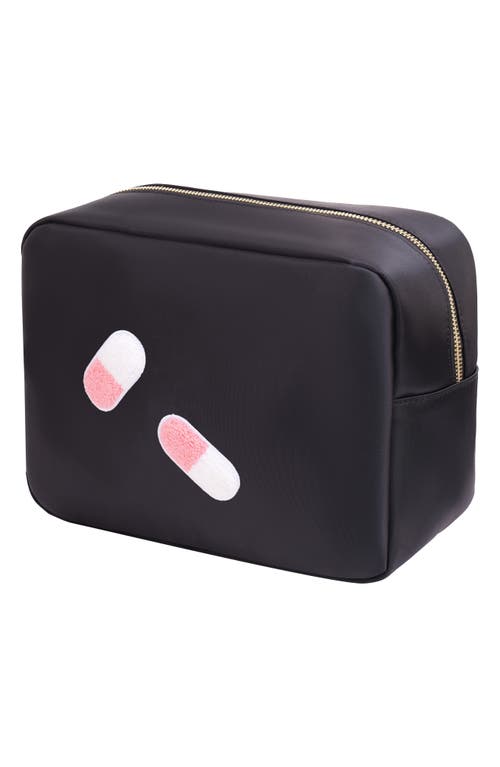 Bloc Bags Extra Large Pill Cosmetics Bag In Black
