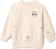 Charlotte & George Prince Print Cotton Velour Sweatshirt