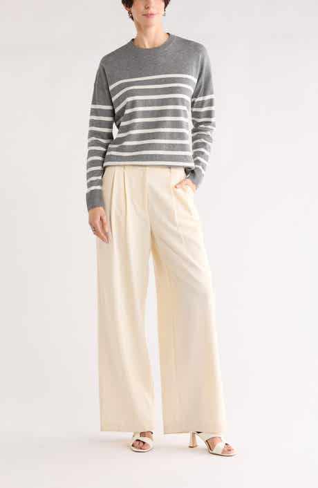 NORDSTROM RACK Stripe Crewneck Sweater