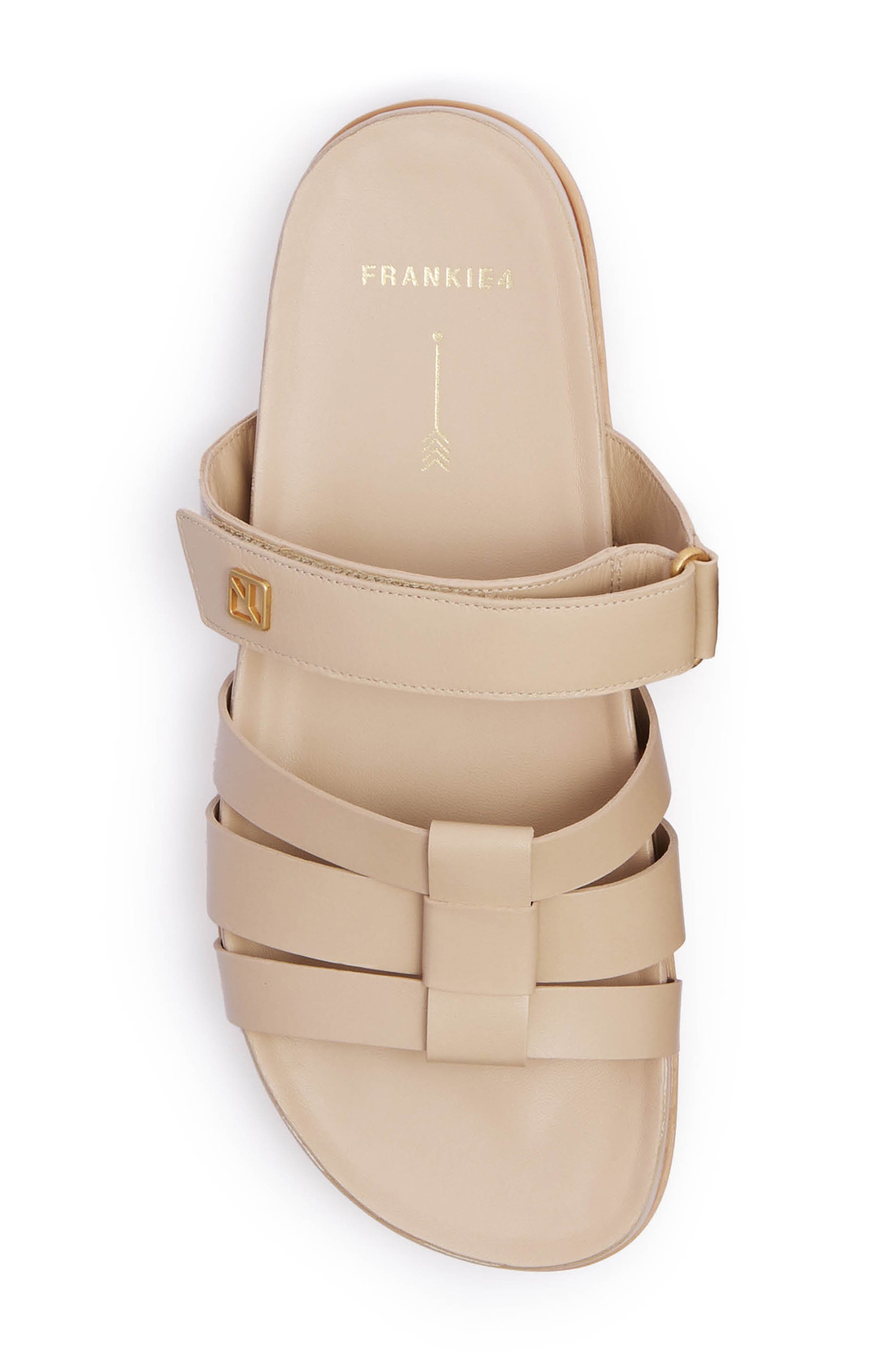 Kendall Slide Sandal, Alternate, color, OAT MILK