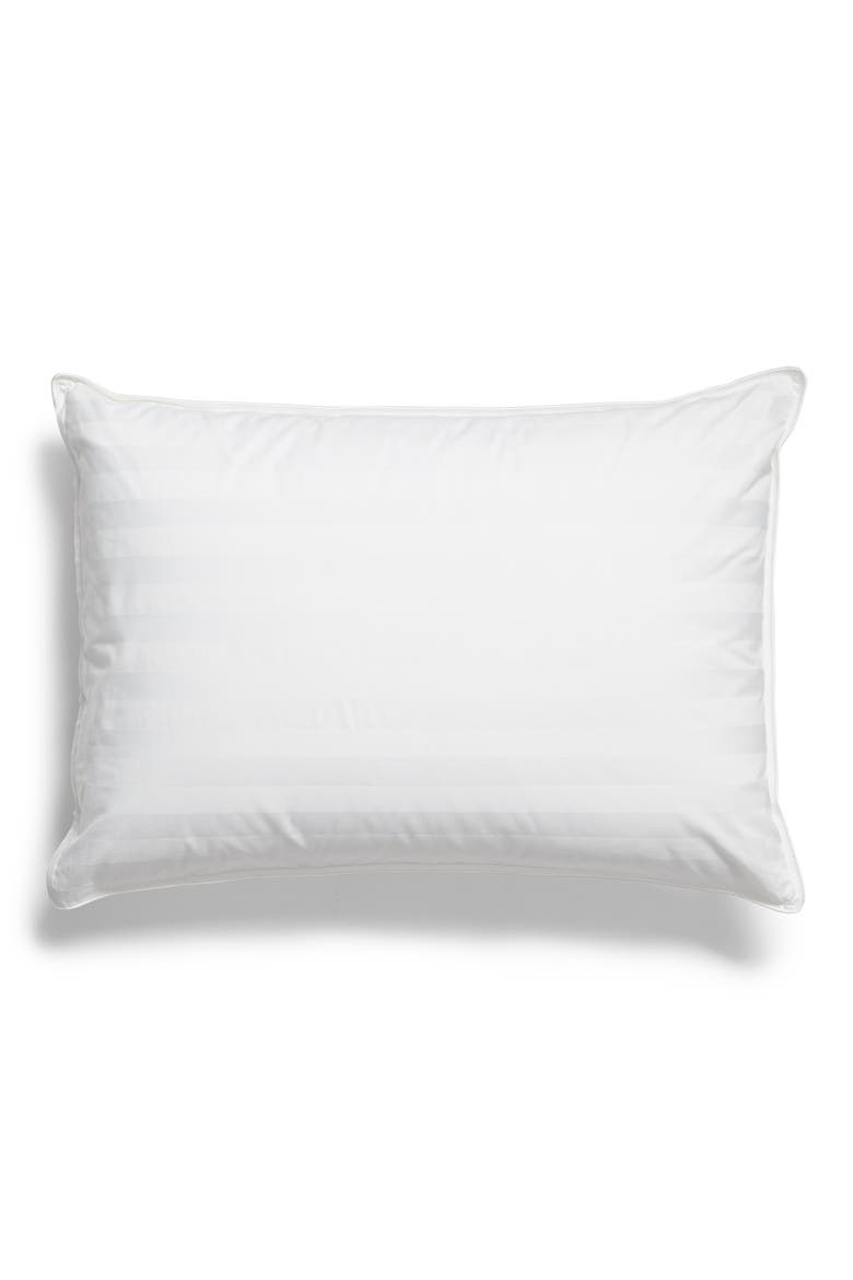 at Home Goose Down Pillow, Alternate, color, WHITE