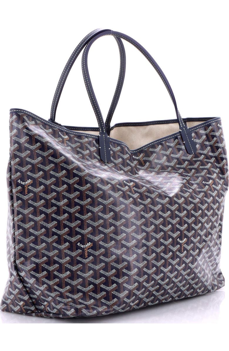 Pre-Owned Goyard Saint Louis Tote Coated Canvas GM, Alternate, color, Blue
