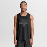 Nike Men's Nike Black Las Vegas Raiders Kickoff Miler Dri-FIT Tank Top