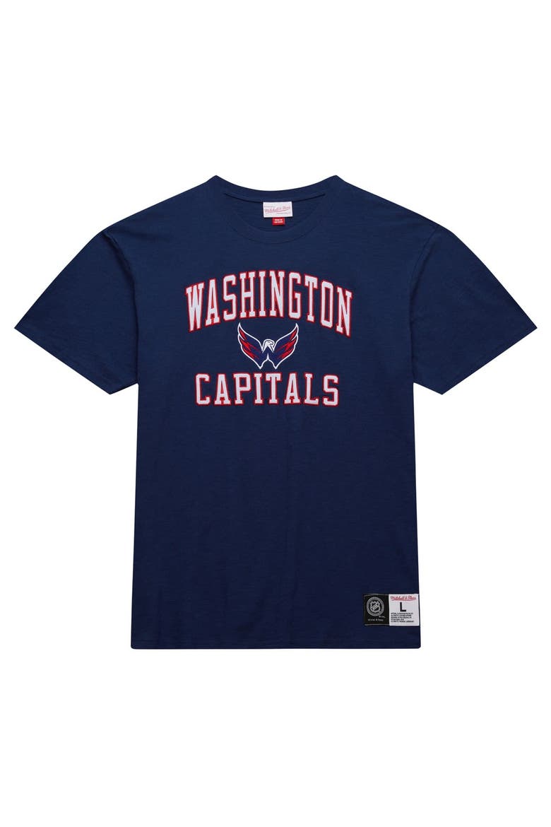 Men's Mitchell & Ness Navy Washington Capitals Legendary Slub T-Shirt, Alternate, color, Navy