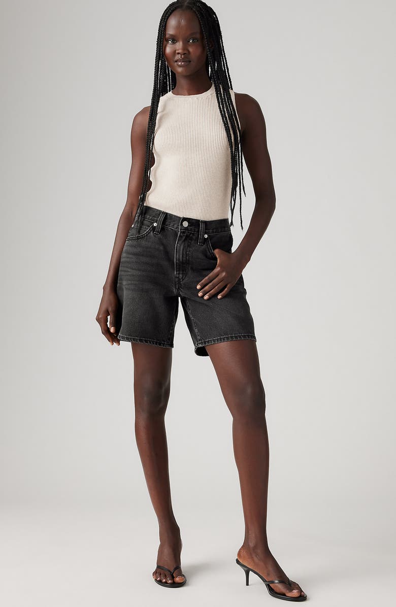 Levi's<sup>®</sup> 94 Baggy Mid Thigh Denim Shorts, Alternate, color,