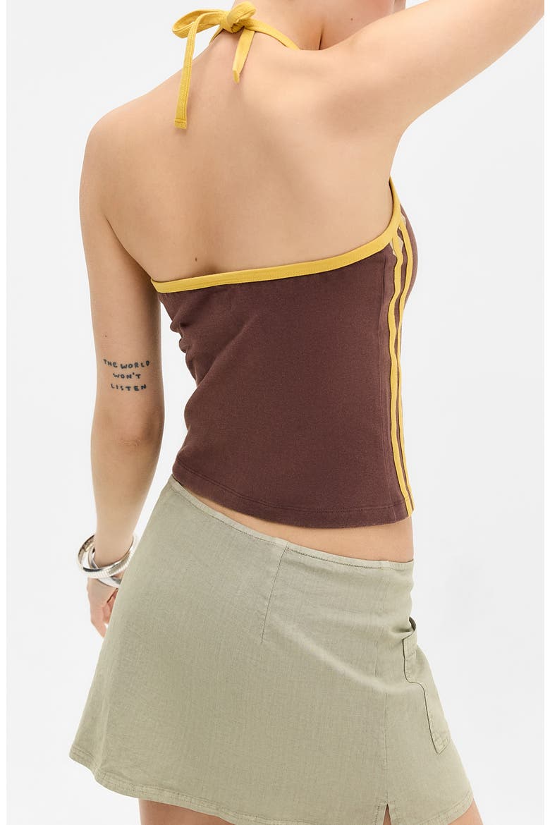 98 Halter Top, Alternate, color, BROWN