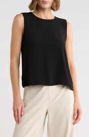 JASON WU Crewneck Sleeveless Crop Top