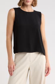 JASON WU Crewneck Sleeveless Crop Top