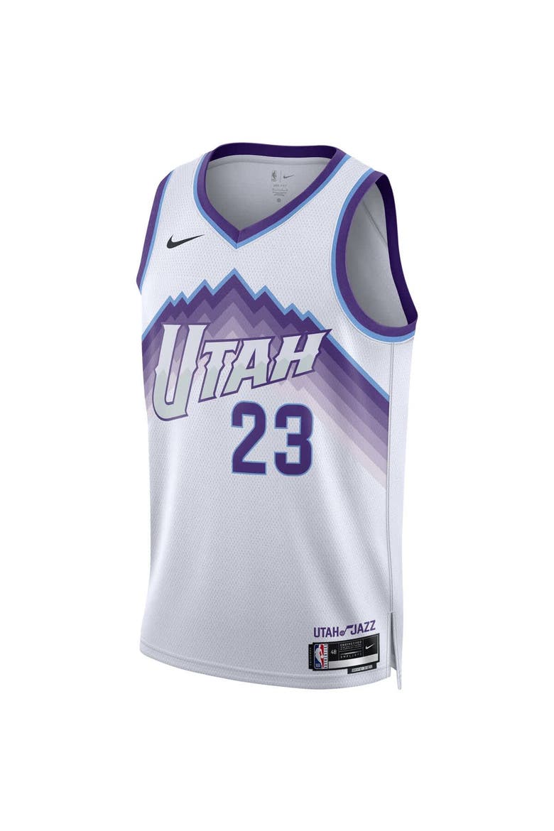Unisex Nike Lauri Markkanen White Utah Jazz Swingman Jersey - Association Edition, Alternate, color, White