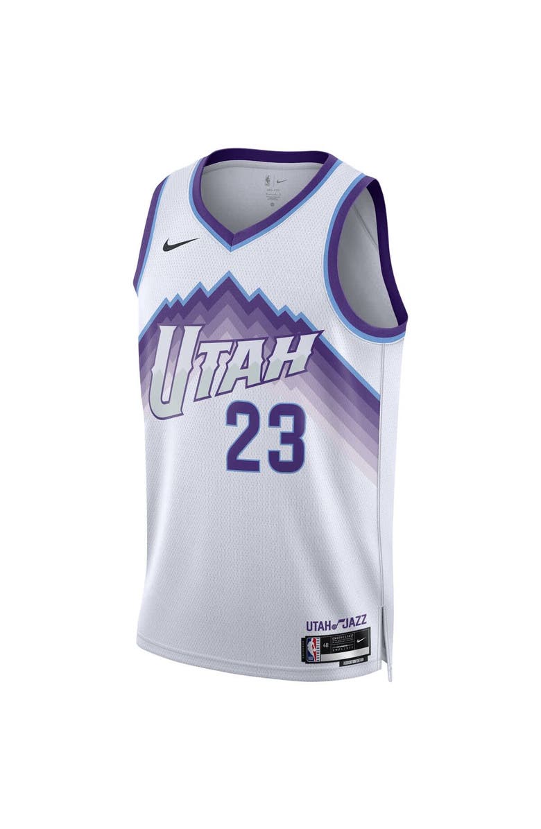 Nike Unisex Nike Lauri Markkanen White Utah Jazz Swingman Jersey - Association Edition, Alternate, color, White