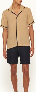 Orlebar Brown Maitan Lino Relaxed-Fit Shirt