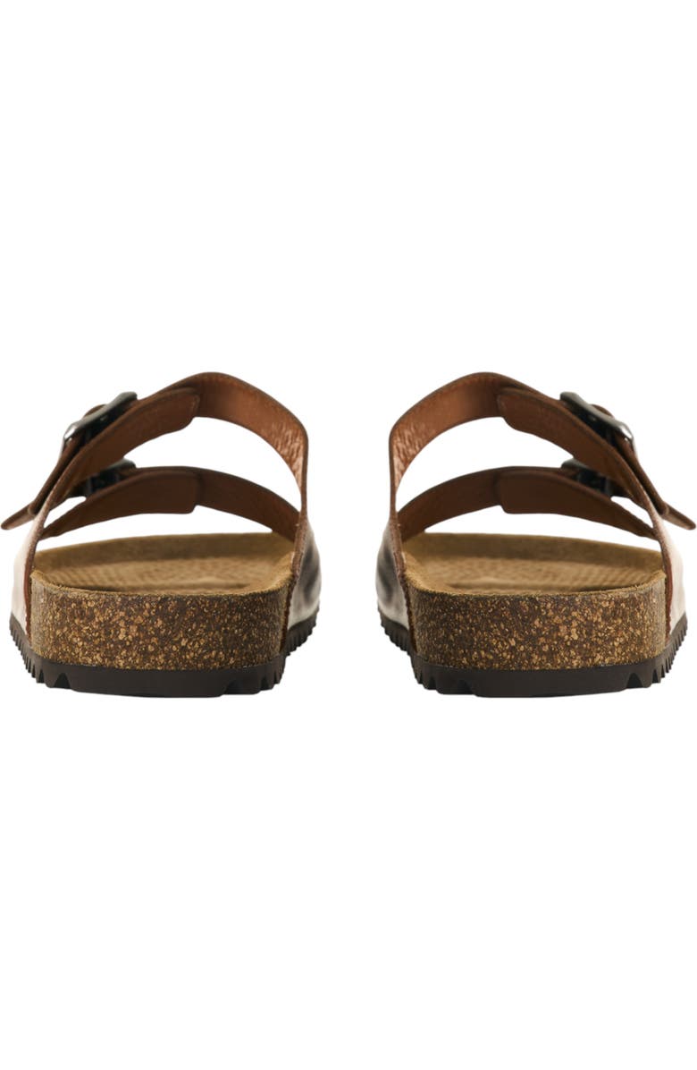 Velez Genuine Leather Sandals with Double Buckle, Alternate, color, Honey