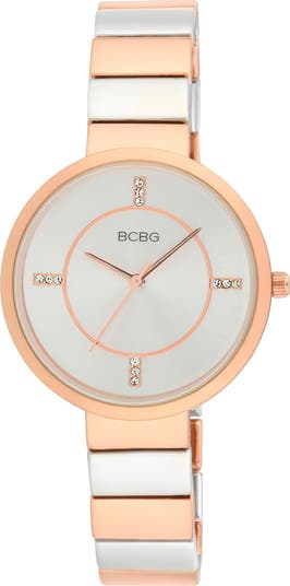 BCBG Crystal Bracelet Strap Watch, 36mm | Nordstromrack display picture 2