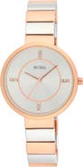 BCBG Crystal Bracelet Strap Watch, 36mm