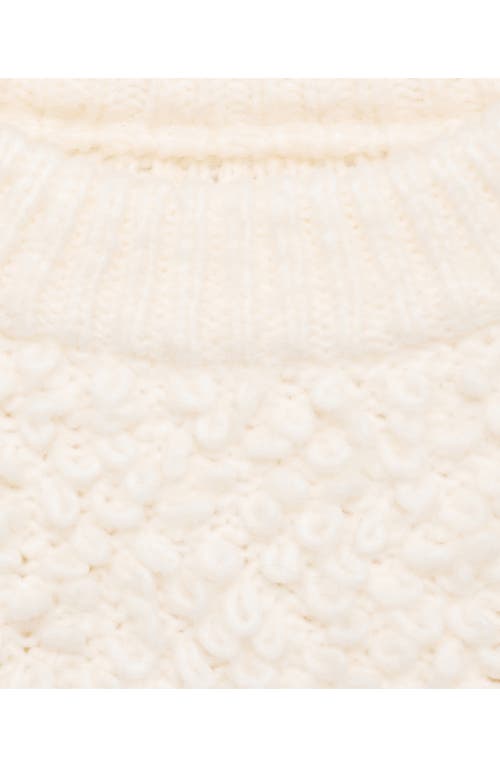MANGO MANGO BOUCLÉ CREWNECK SWEATER