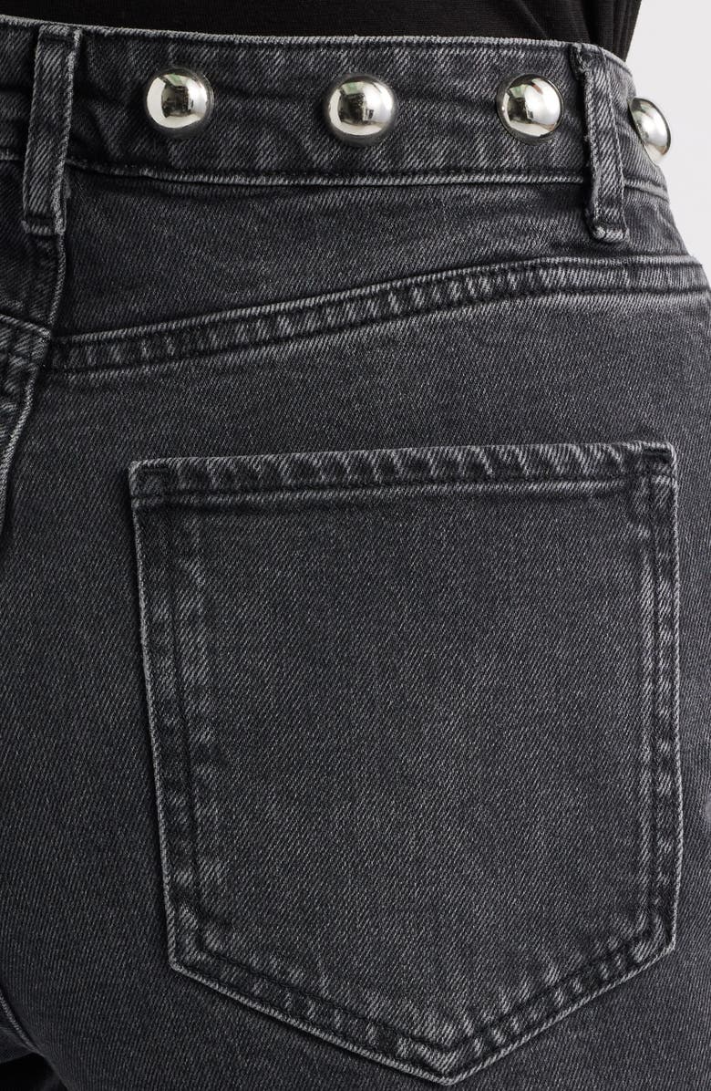 Rails Topanga Studded High Waist Straight Leg Jeans, Alternate, color,