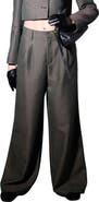 Walter Baker Malcam Check Wide Leg Pants