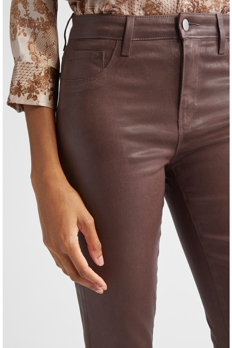 Selma High Waist Baby Boot Jeans, Alternate, color, CHOCOLATE COATED