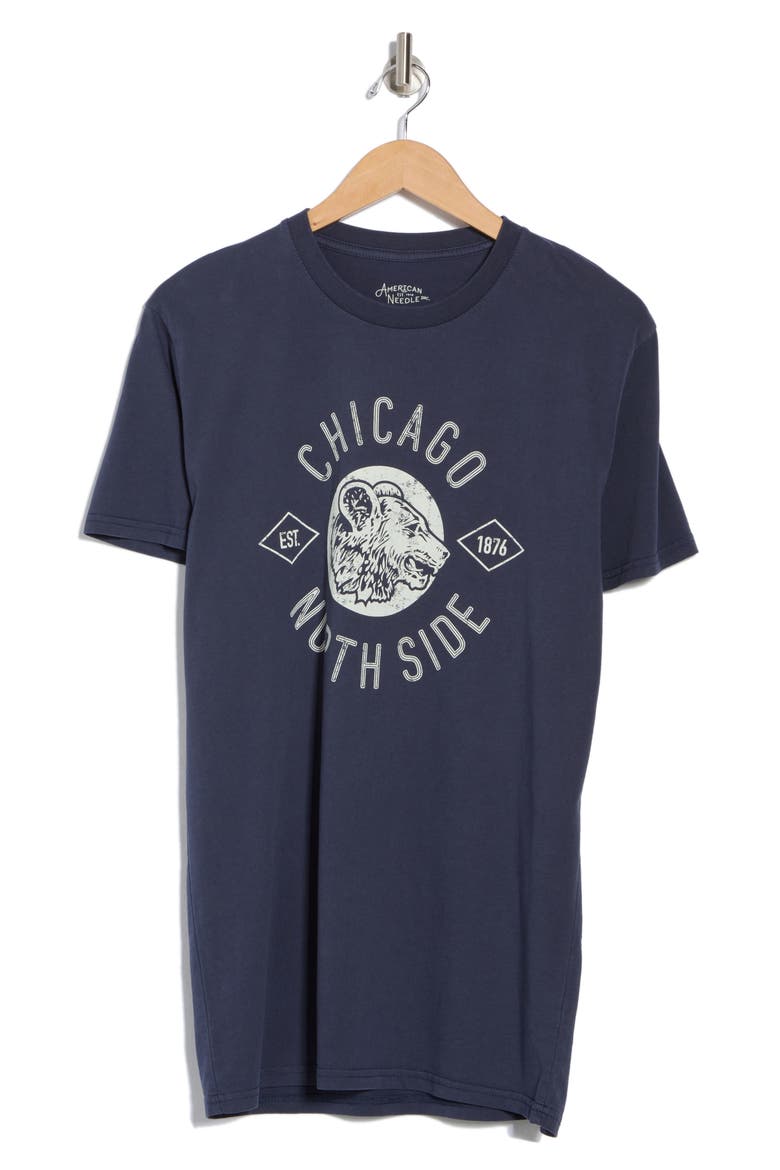 Chicago Cubs North Side Graphic T-Shirt, Alternate, color, NAVY PIGMENT