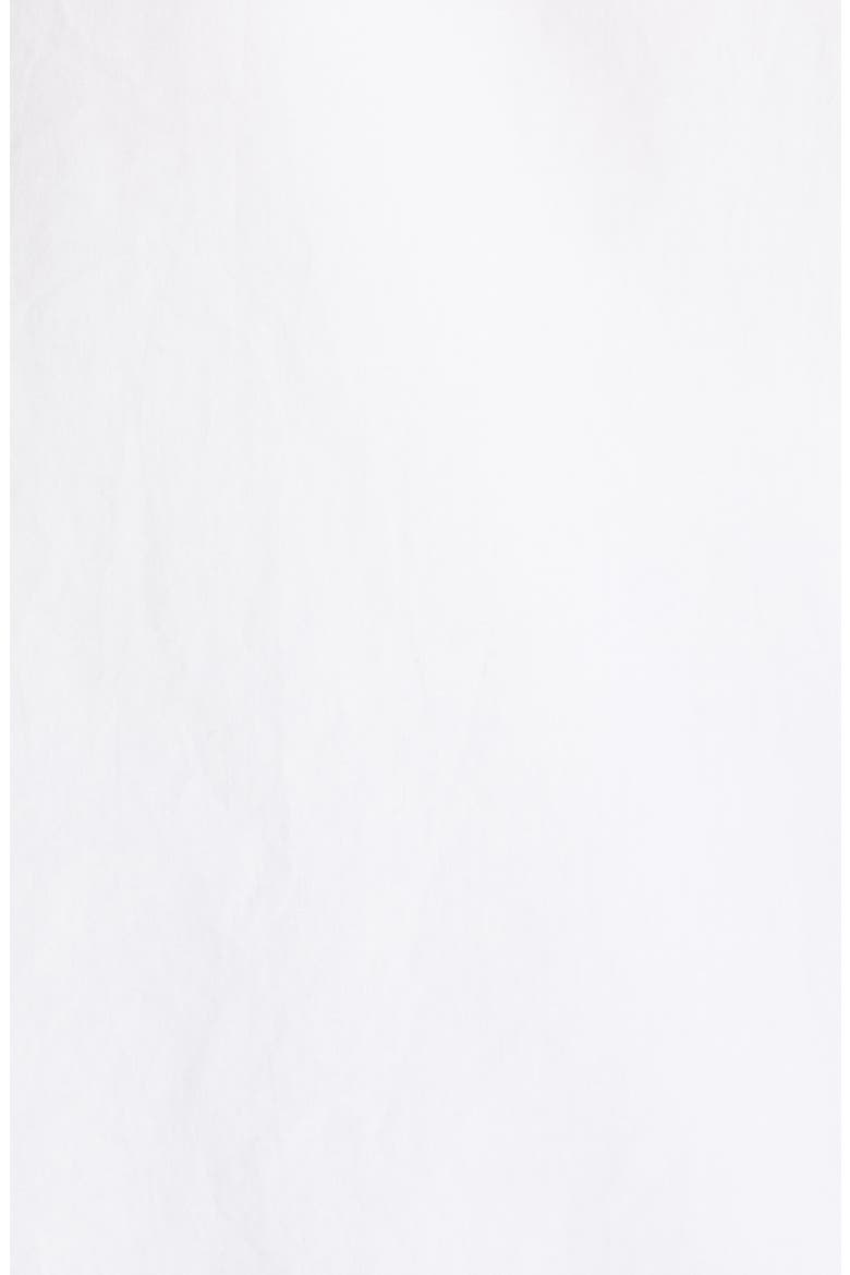 Ruffle Organic Cotton Poplin Blouse, Alternate, color, BRIGHT WHITE