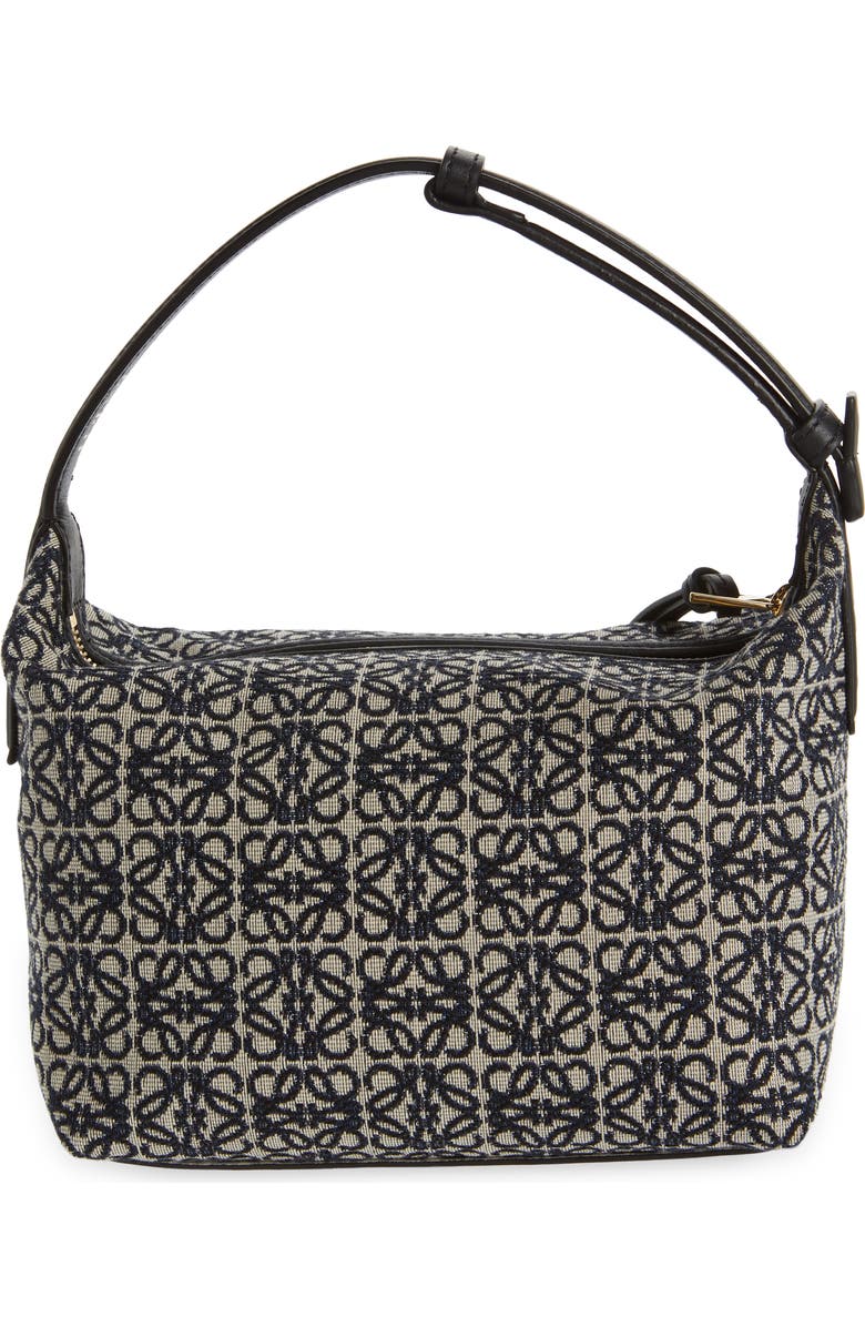 Loewe Small Cubi Anagram Canvas Hobo, Alternate, color,