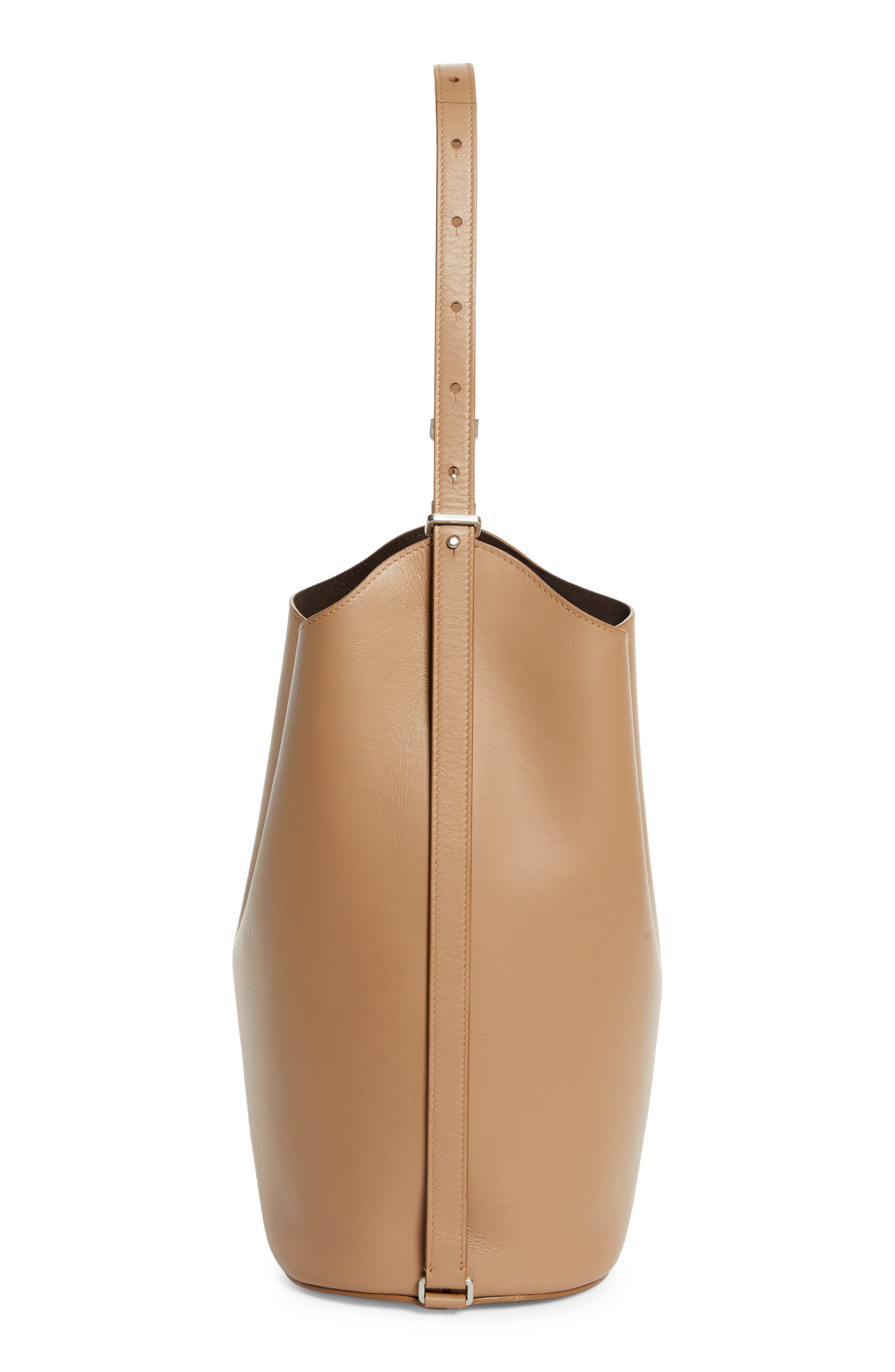 Brant Leather Bucket Bag, Alternate, color, CUMIN