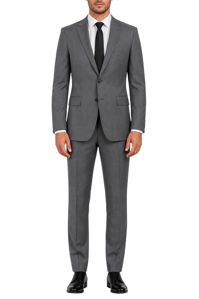 Giorgio Modern Fit Wool Suit, Main, color, GREY
