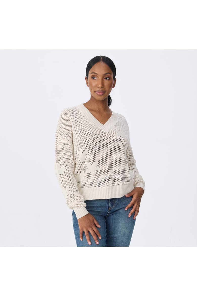 Flora Sweater, Main, color, Birch