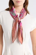 NORDSTROM RACK Pleated Satin Scarf