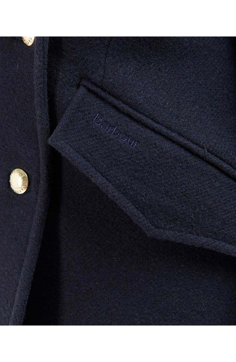 Barbour Inverraray Wool Blend Coat, Alternate, color, 