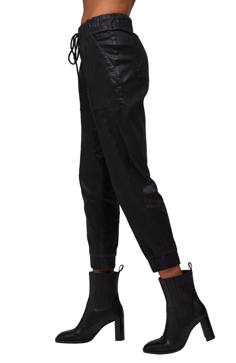 Bella Dahl Chelsea Faux Leather Joggers, Alternate, color,