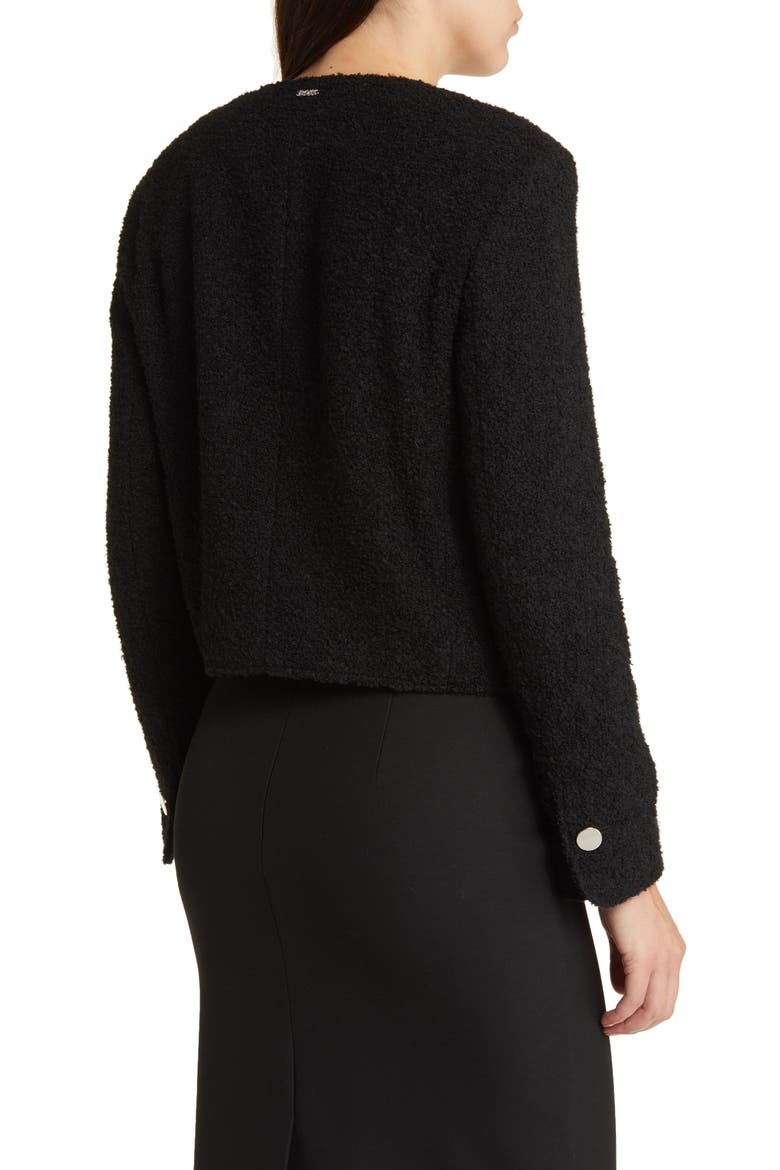 Jesetta Double Breasted Jacket, Alternate, color, BLK