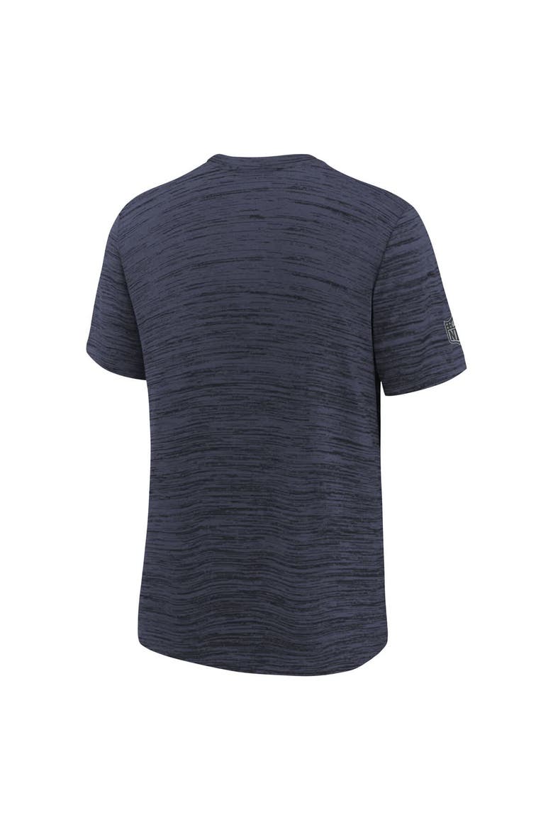 Youth Nike  Navy Chicago Bears Sideline Velocity Dri-FIT T-Shirt, Alternate, color, Navy