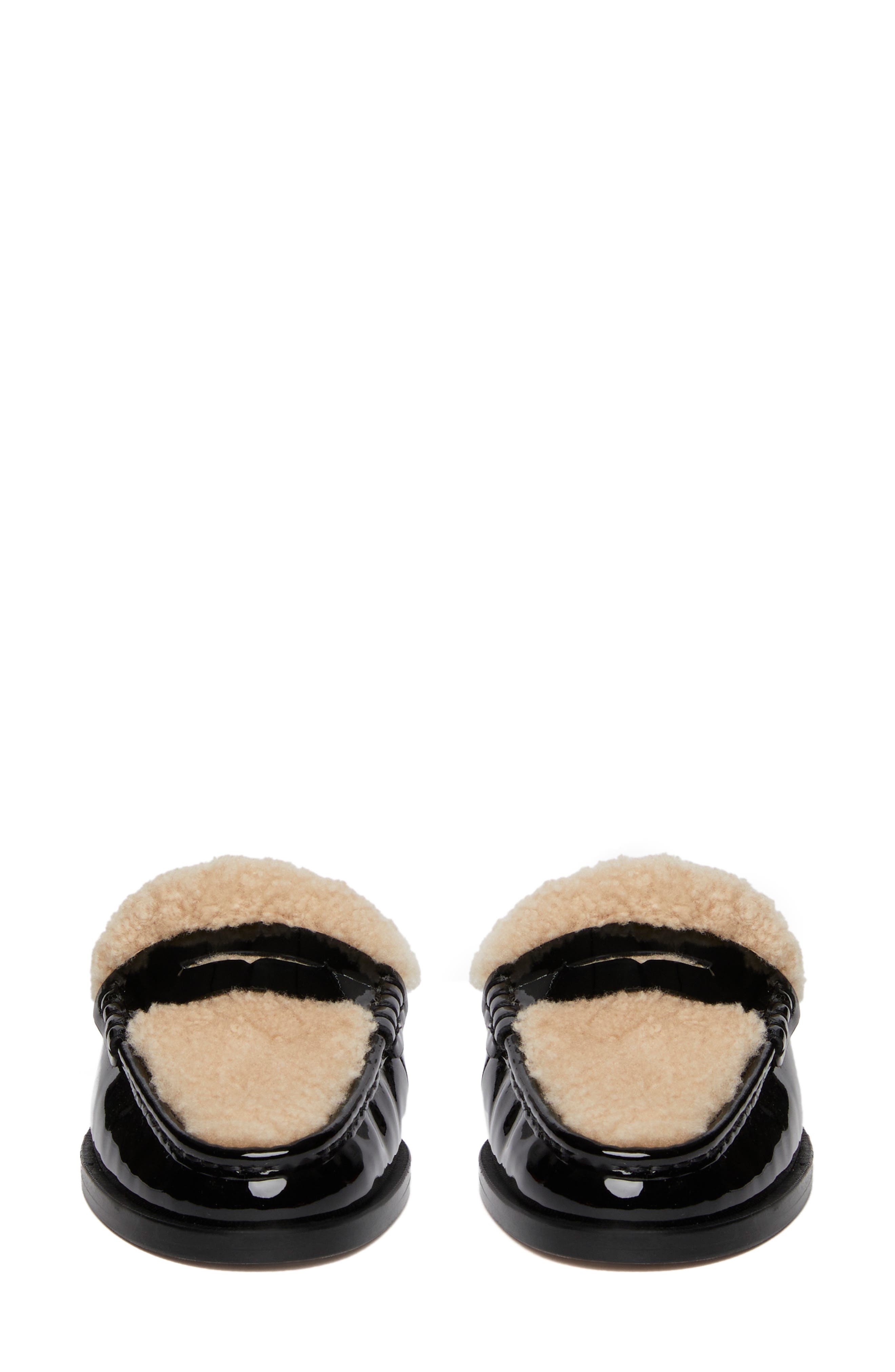 PAIGE Emmett Genuine Shearling Lined Loafer Mule, Alternate, color, 