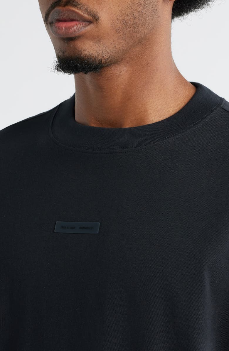 Fear of God Essentials Vintage Fit Logo T-Shirt, Alternate, color, Jet Black