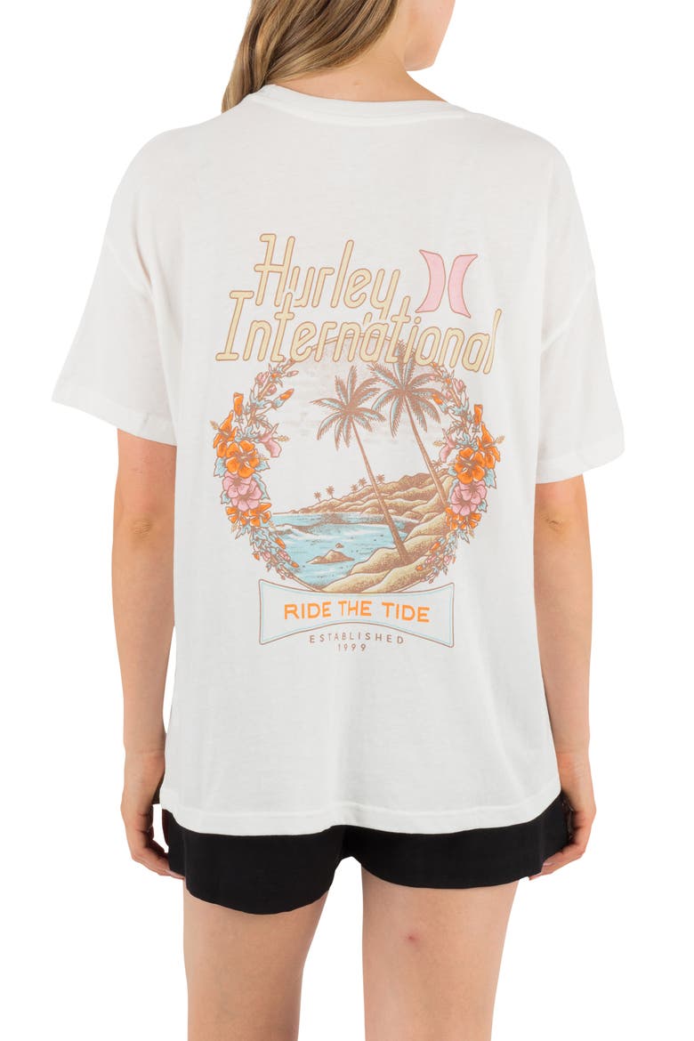 Tide Chaser Graphic Boyfriend T-Shirt, Alternate, color, TOFU