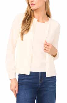 Attached Tank Cardigan Sweater