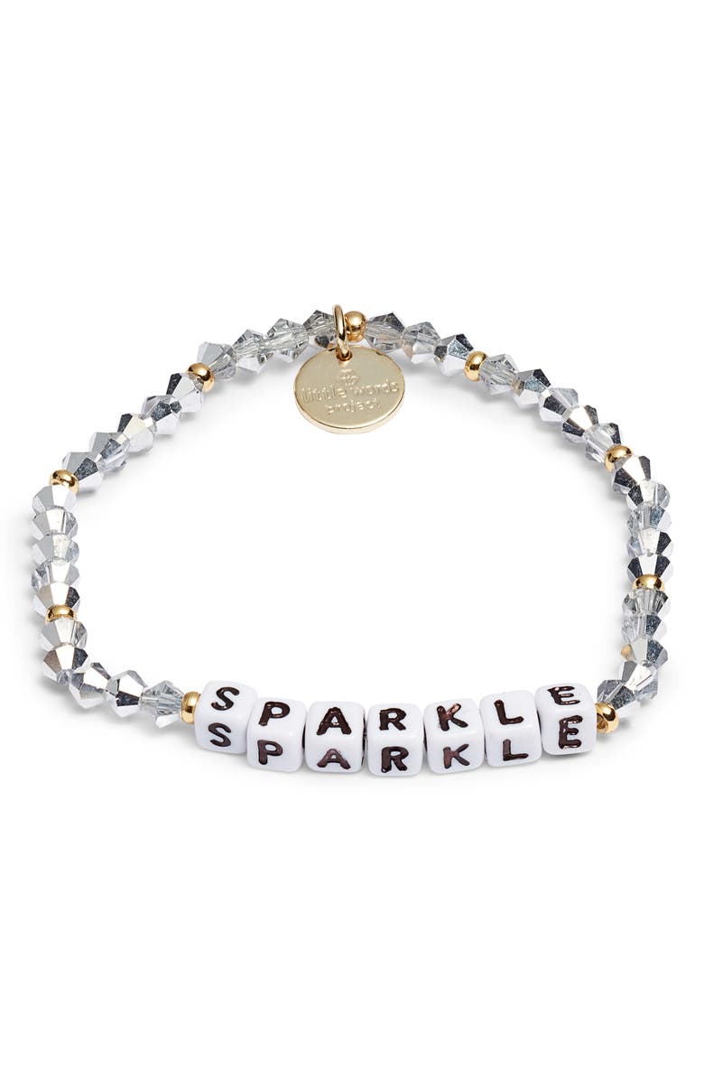 Little Words Project Sparkle Bracelet, Main, color,