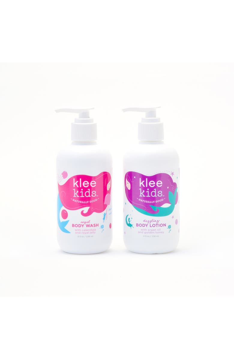 Klee Naturals Kids' Body Wash and Lotion Set, Main, color, White