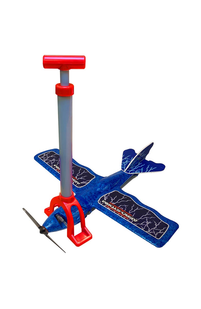 Aero-Storm Aerostorm Air Powered Airplane Blue Acrobatic Flight,Ages 6+, Alternate, color, Multicolored