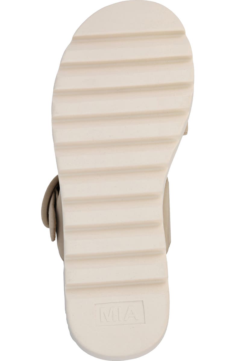MIA Orla Platform Wedge Sandal, Alternate, color, Sand