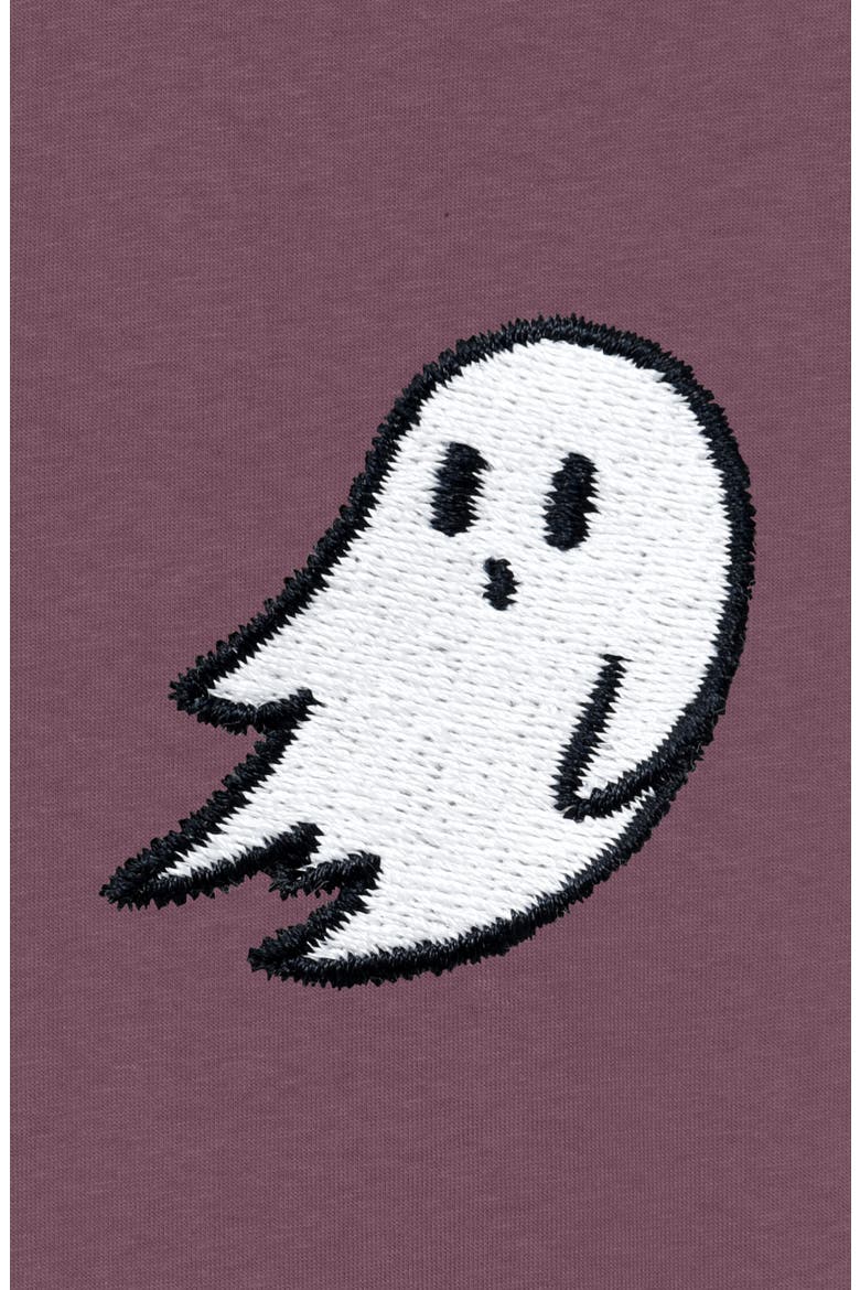 Mens Ghost Midweight Garment Dye Tee, Alternate, color, Plum