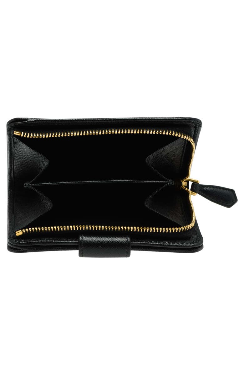 Prada Small Saffiano Tab Wallet, Alternate, color,