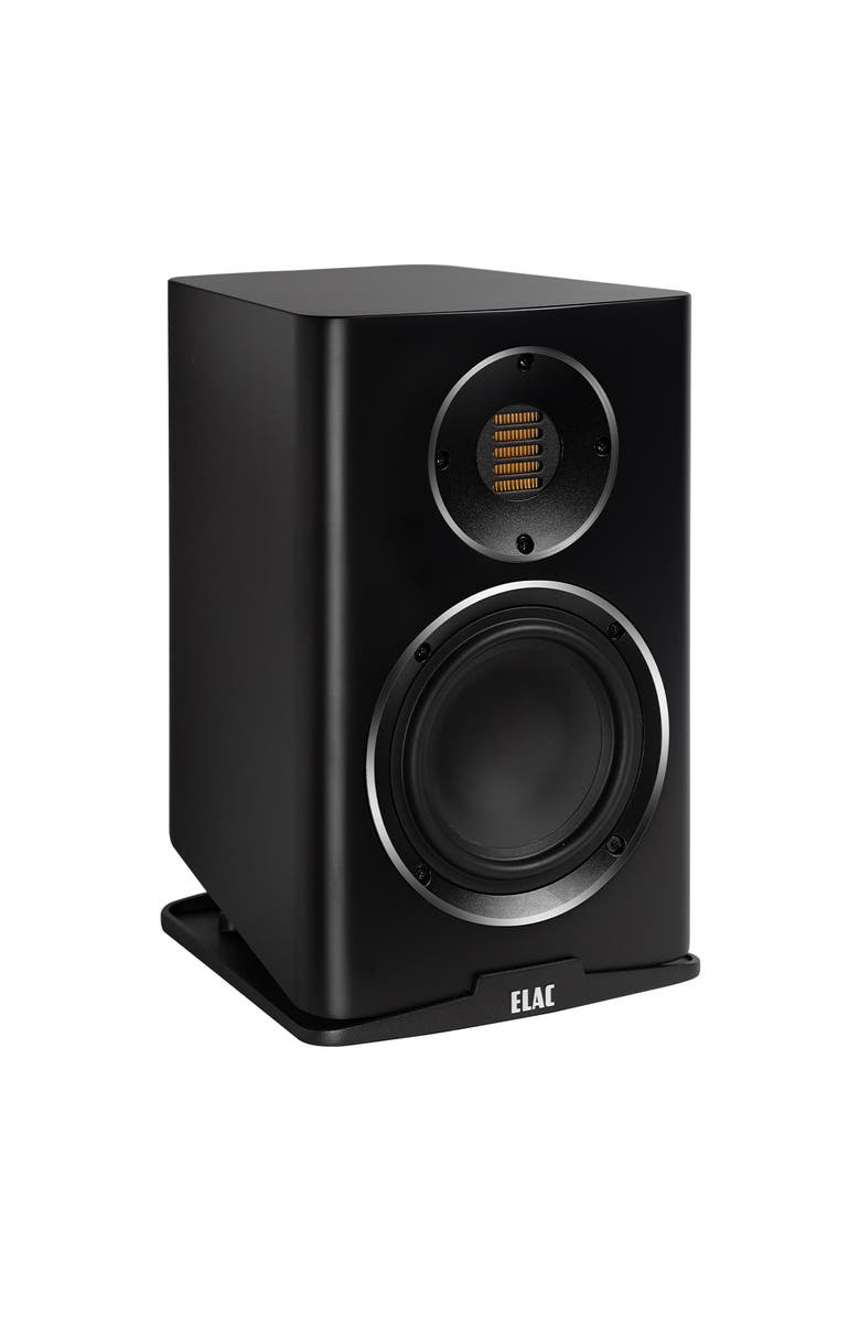 ELAC BS243.4-SB 5.25 Inch Bookshelf Speakers - Pair, Alternate, color, Satin Black