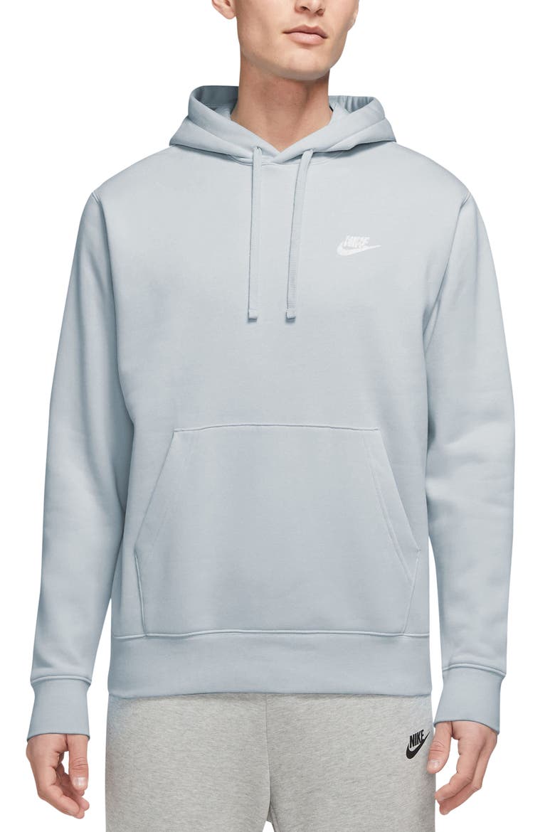 Sportswear Club Hoodie, Main, color, PURE PLATINUM/ PURE PLATINUM