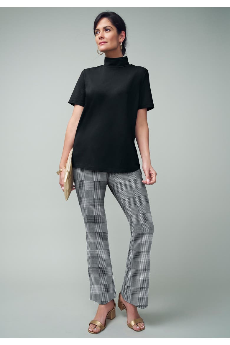 Everyday Stretch Cotton Straight Leg, Alternate, color, BLACK