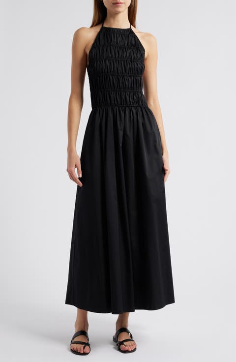 The Meira Halter Neck Cotton Sundress