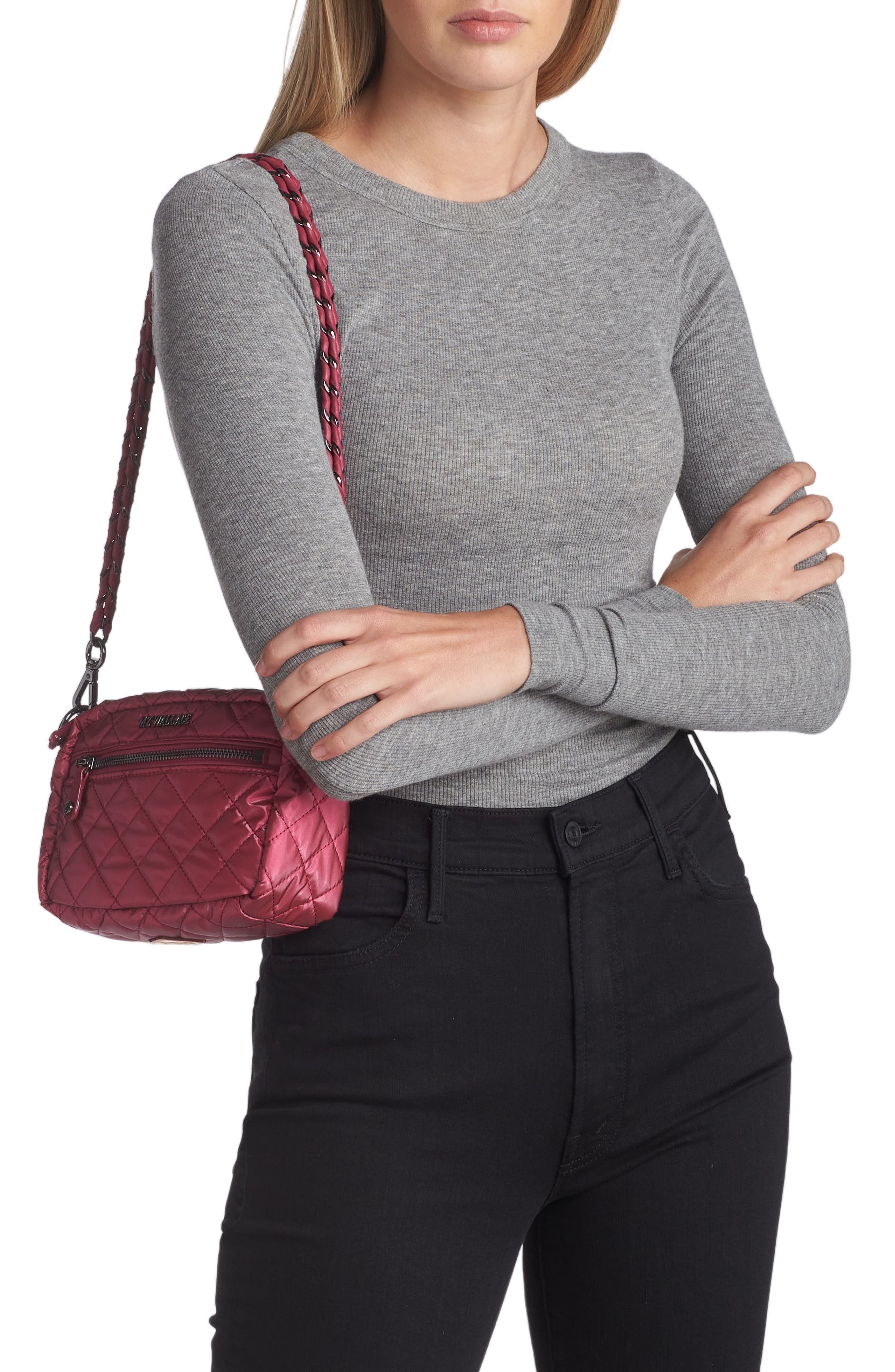 MZ Wallace Mini Crosby Nylon Crossbody Bag, Alternate, color, 