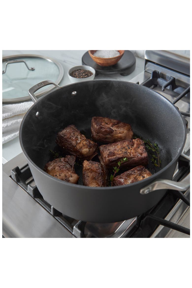 Premier™ Hard-Anodized Nonstick 8.5-Quart Dutch Oven with Lid, Alternate, color, BLACK